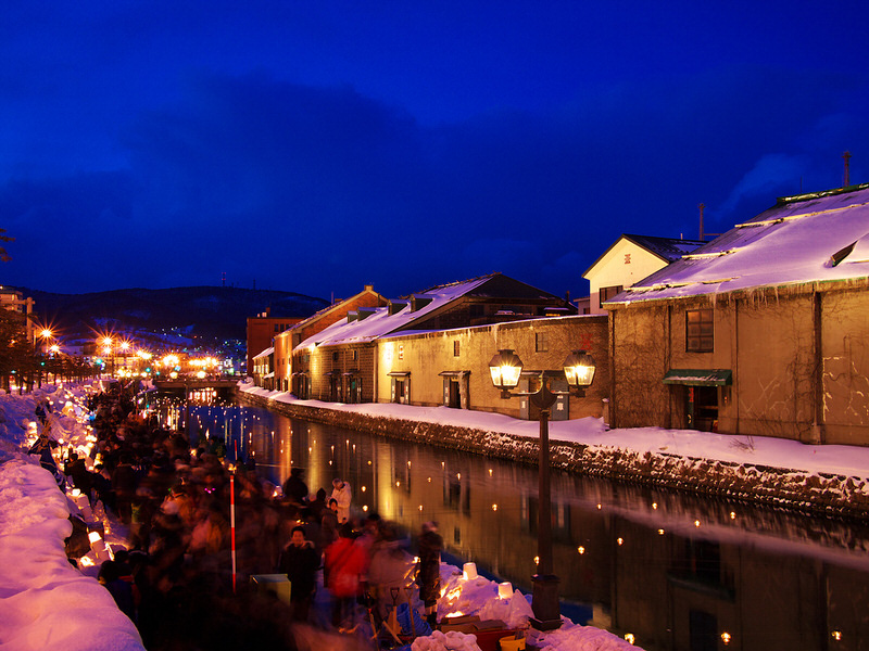 Otaru-Snow-Light-Path1